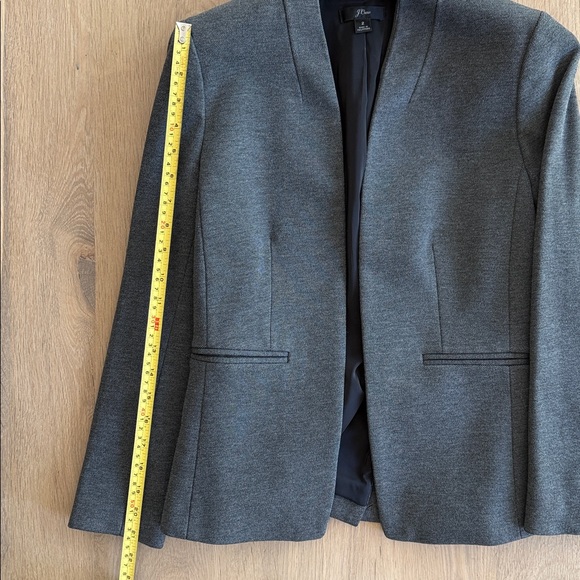 J. Crew Charcoal Gray Open-Front Blazer - Picture 4 of 4